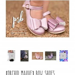 New pips sz 4 baby bow shoes